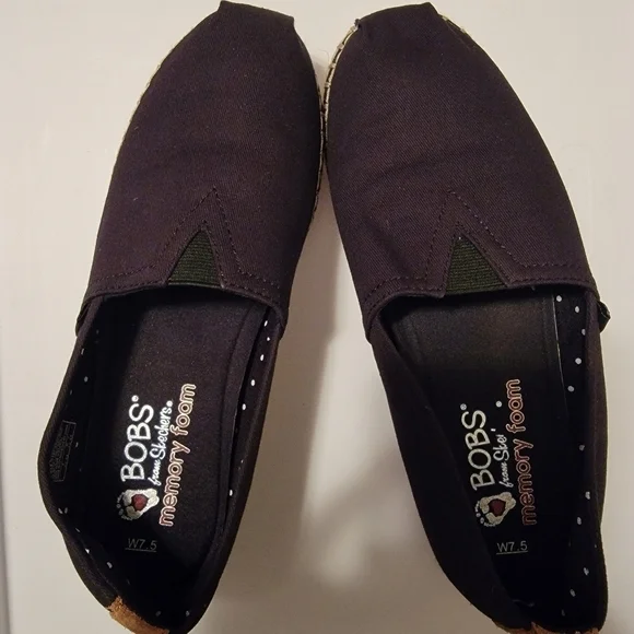 Bobs by Skechers Memory Foam Ladies Shoes - Picture 1 of 3